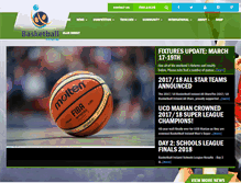 Tablet Screenshot of basketballireland.ie